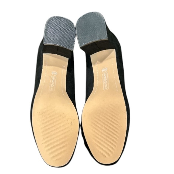 Bandolino Woman's Suede Black Block Heel pumps, New Never Worn, Size 8.5 - Picture 6 of 7
